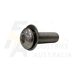 Button head allen key type security bolt to suit electrical pillar boxes and pillar tops
